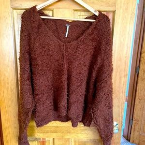 Free people cropped sweater, M